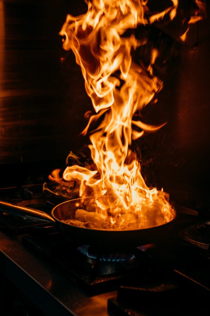 Cocina en acción